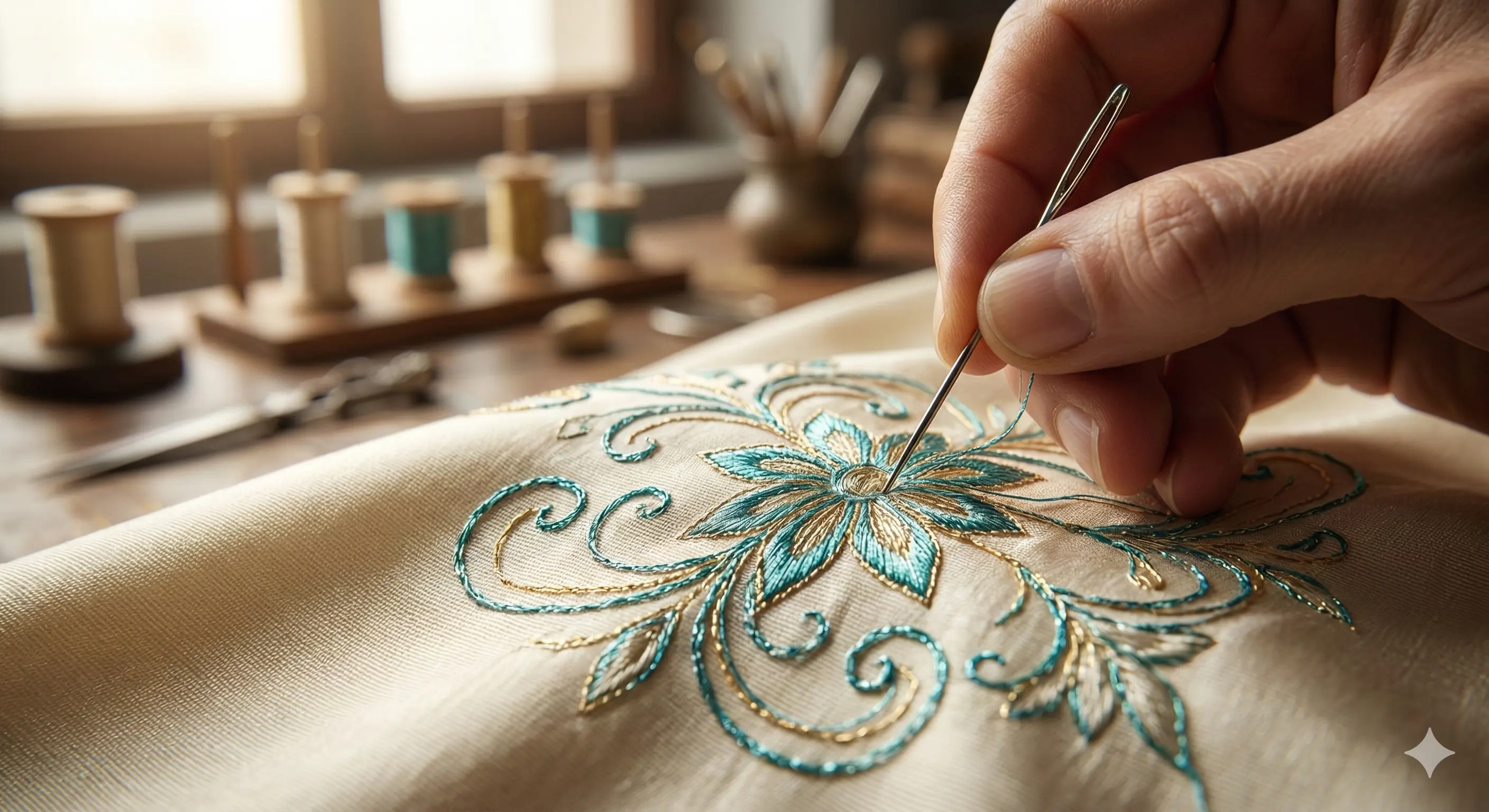Detalle bordado artesanal